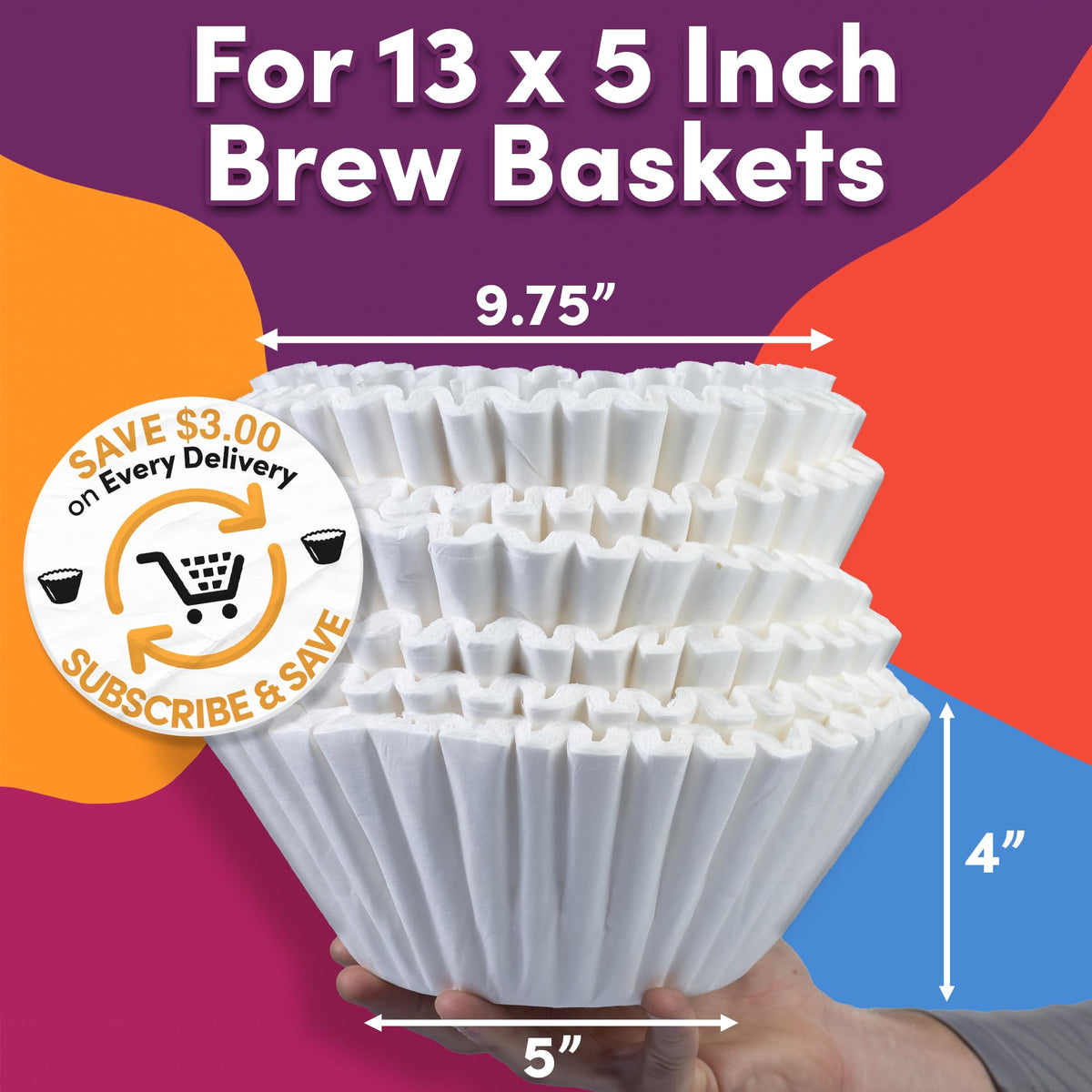 Commercial Coffee Filters (250 Count)
