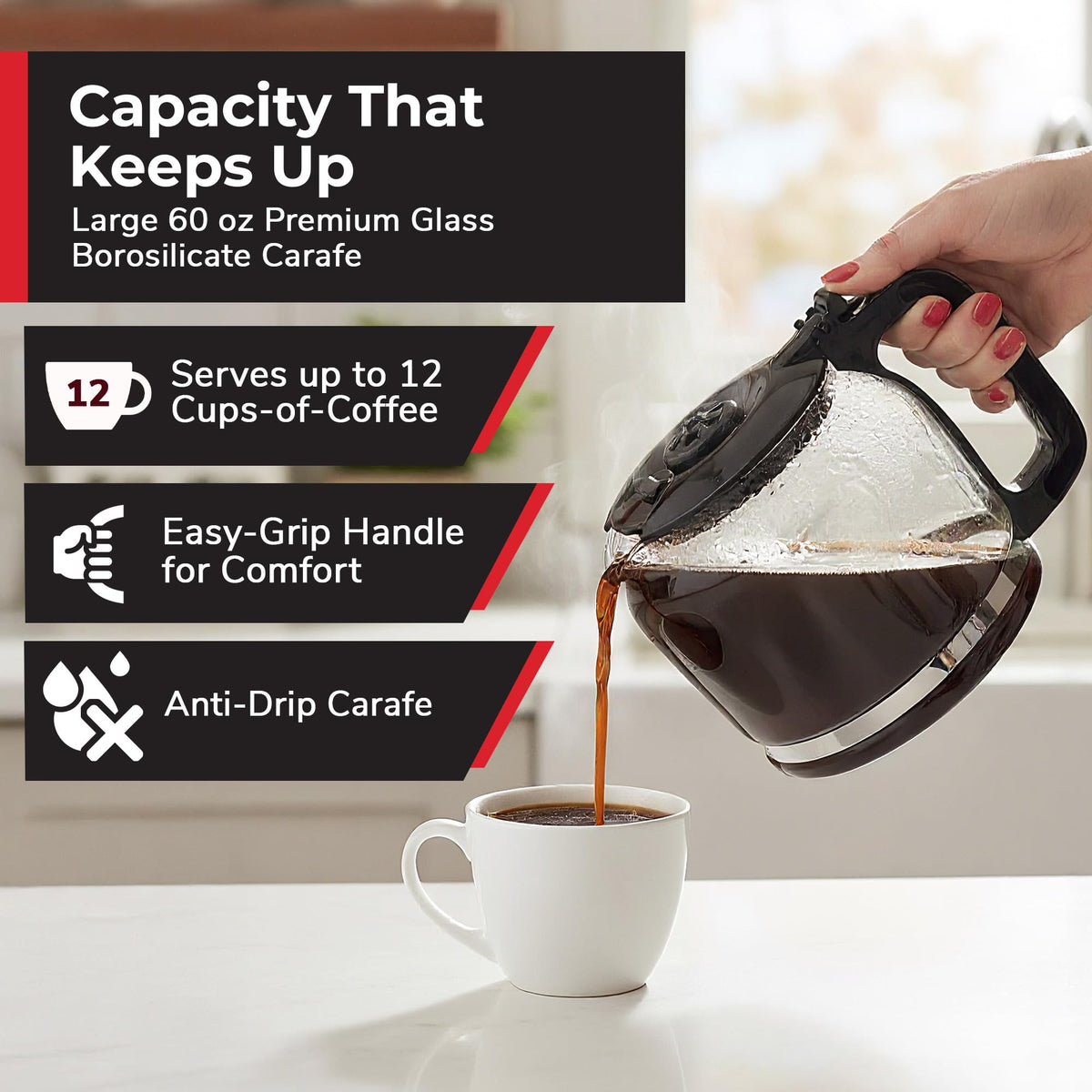 Mueller 12 Cup Drip Coffee Maker (12 Count)