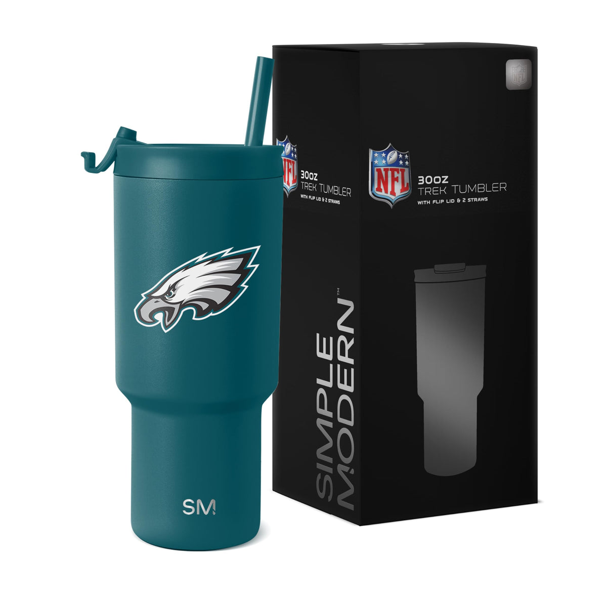 Philadelphia Eagles Tumbler with Flip Lid