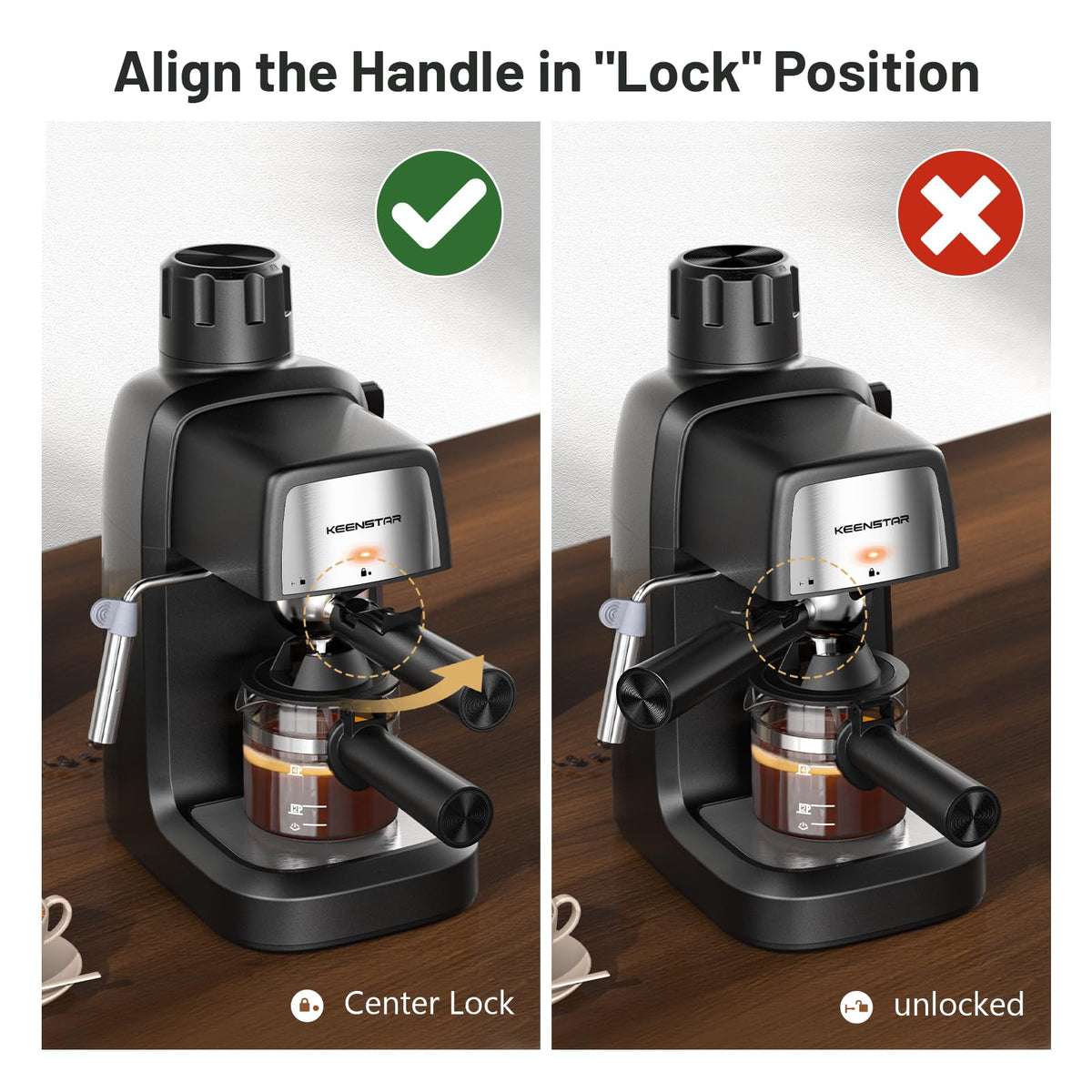 3.5Bar Espresso Machine with Milk Frother