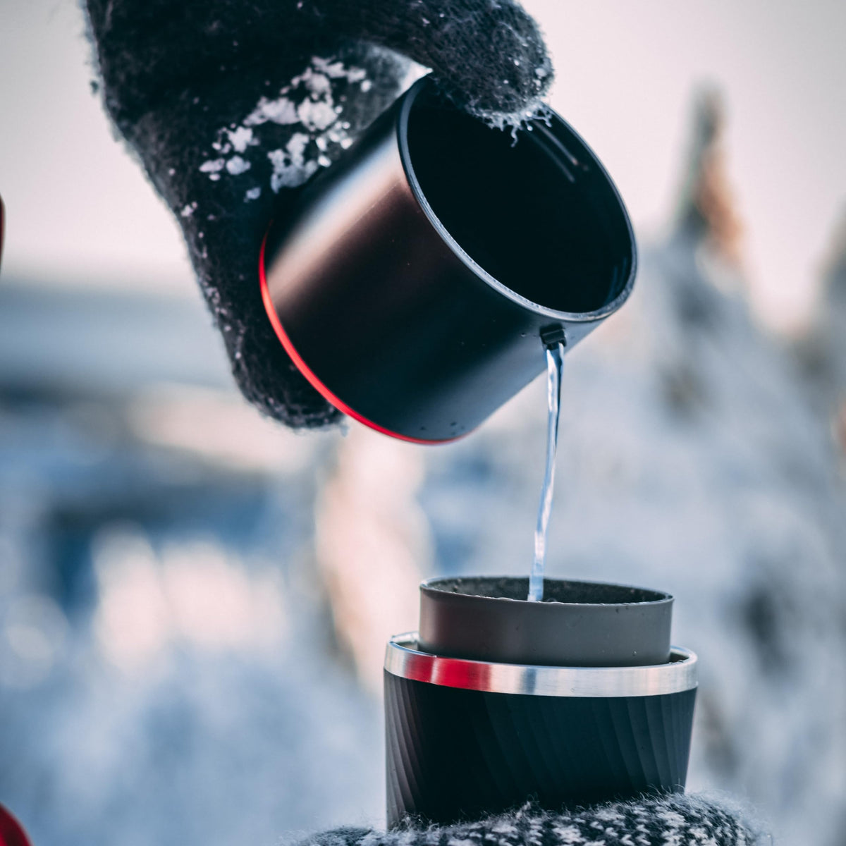 Klassic : All-in-1, Drip Kettle+Grinder+Permanent Stainless Filter Dripper+Double-wall Tumbler, Pourover, Coffee Maker for Camping & Travel