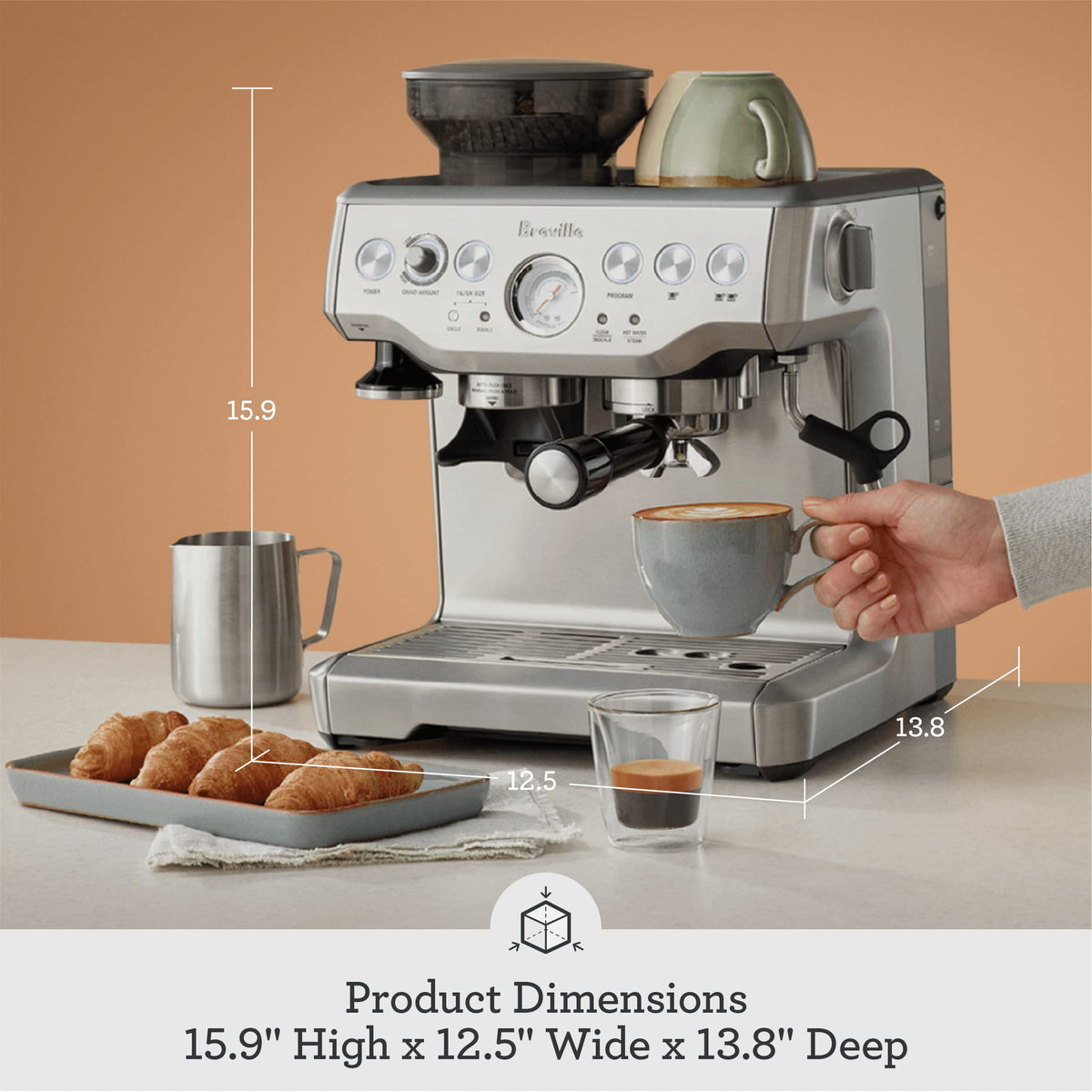 BES870BSXL Barista Express Espresso Machine