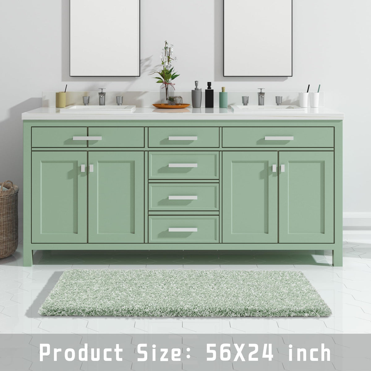 Luxury Bathroom Rugs