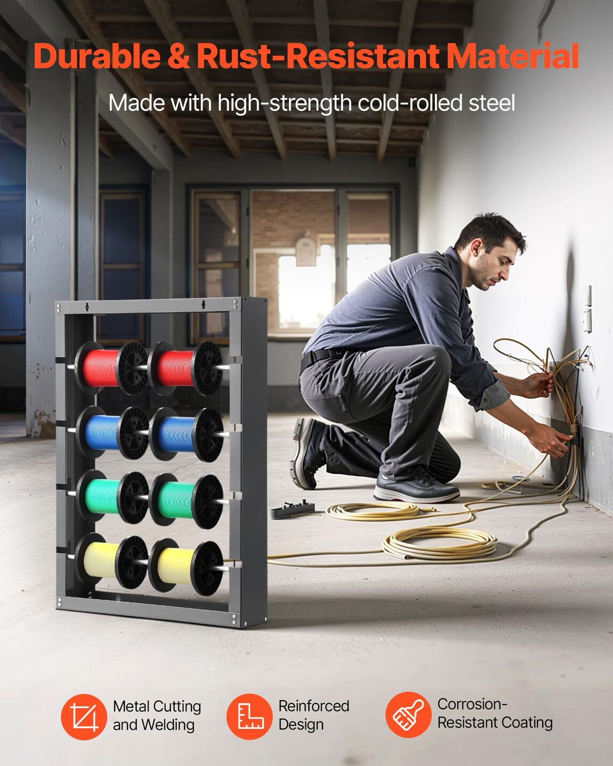 Wire Spool Rack