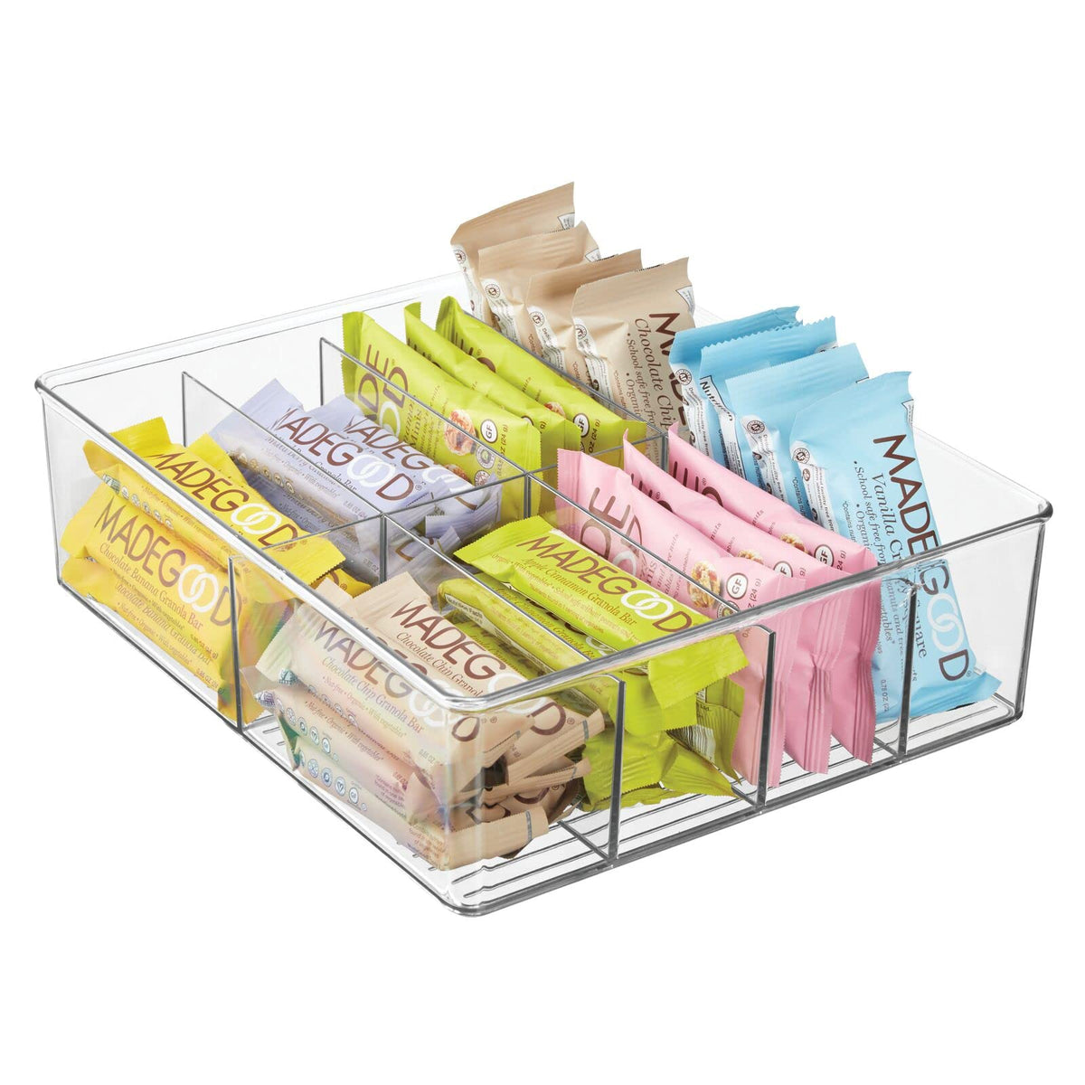 Plastic Extra Wide Storage Organizer Bin Box for Kitchen