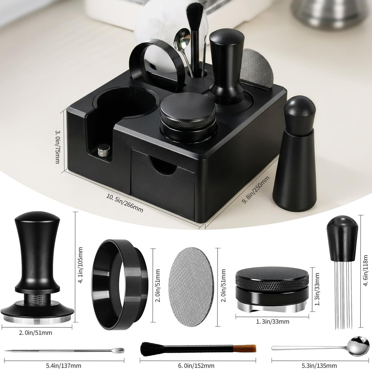 10PCS Espresso Accessories Kit