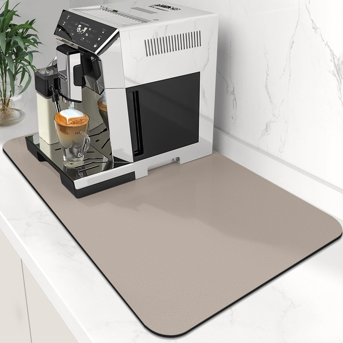 Coffee Mat Super Absorbent Dish Drying Mat Coffee Bar Mat 12"x 19"