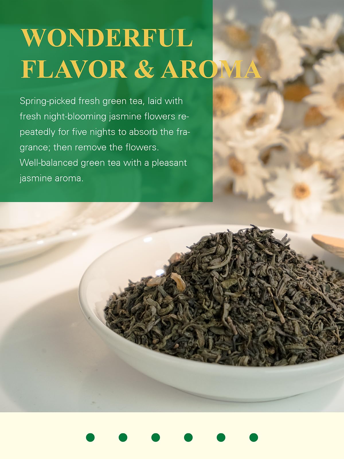 Organic Jasmine Green Tea (16 Ounce)