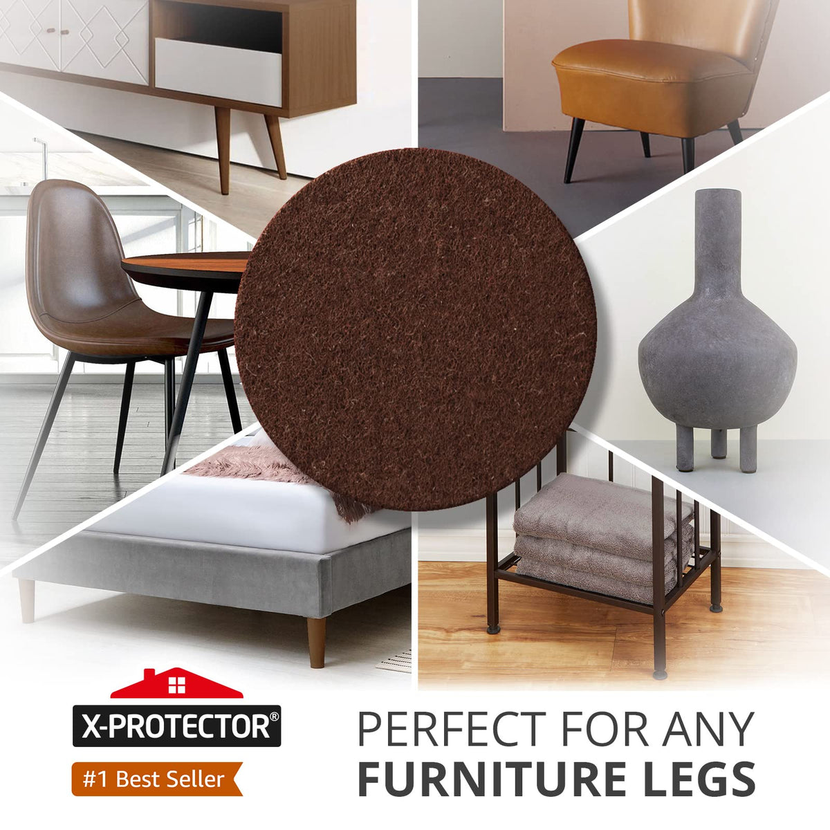 Felt Furniture Pads (56 Count)