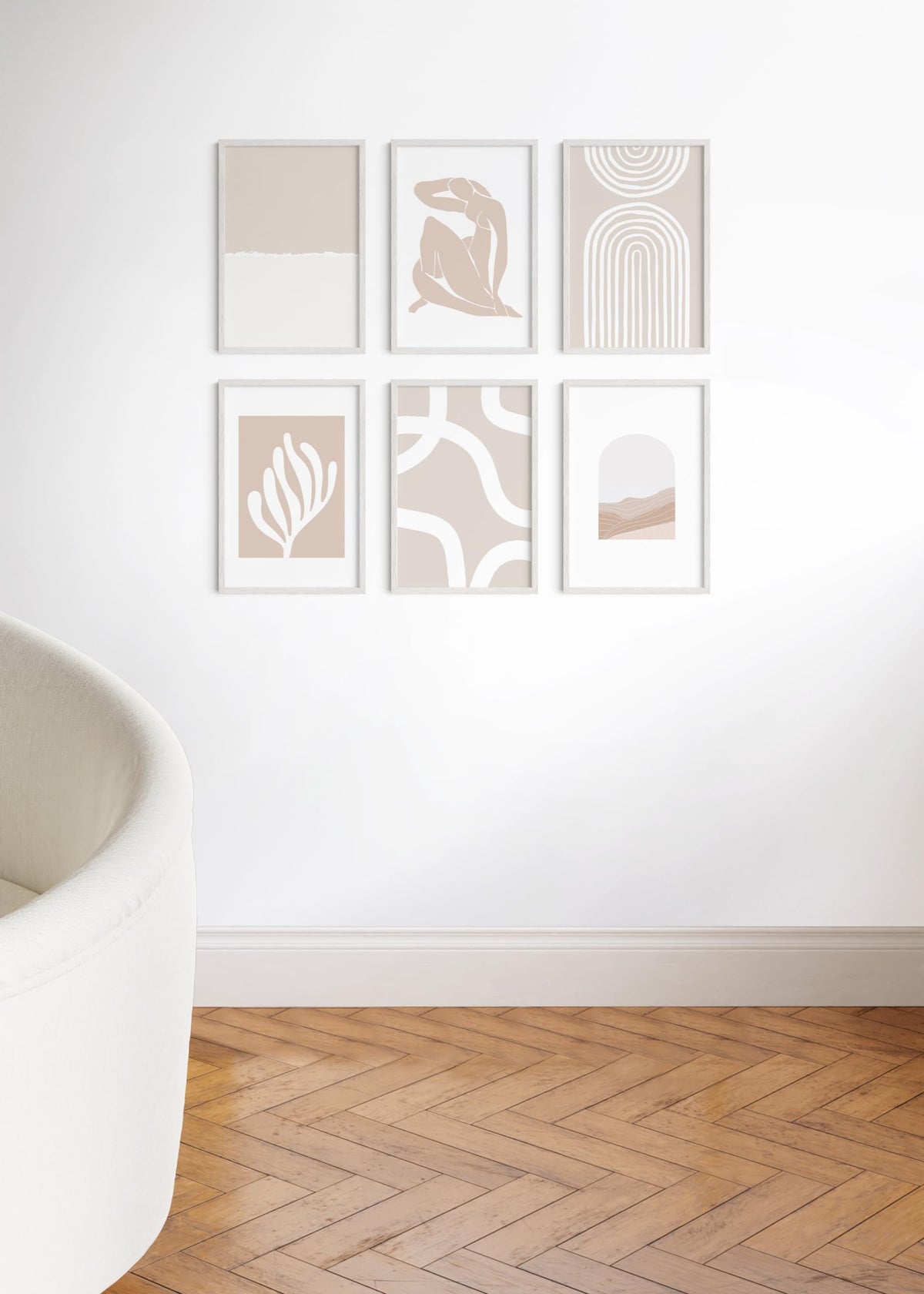 White Oak Wood 12x18 Picture Frames