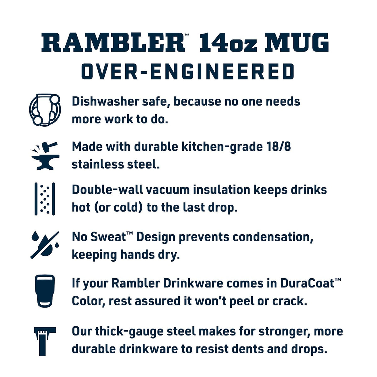Rambler 14 oz Stackable Mug