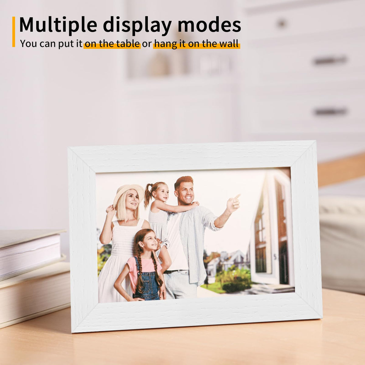 4x6 Solid Oak Wood Picture Frames (3 Count)