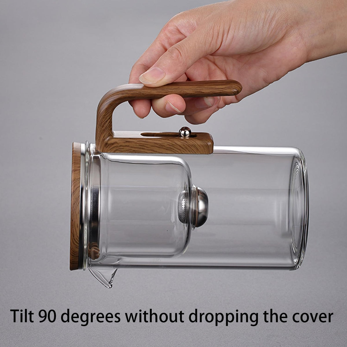 1000ML 33.8OZ Witchcraft Magic Glass Teapot with Infuser Strainer and Lid for Loose Leaf Tea Herbal