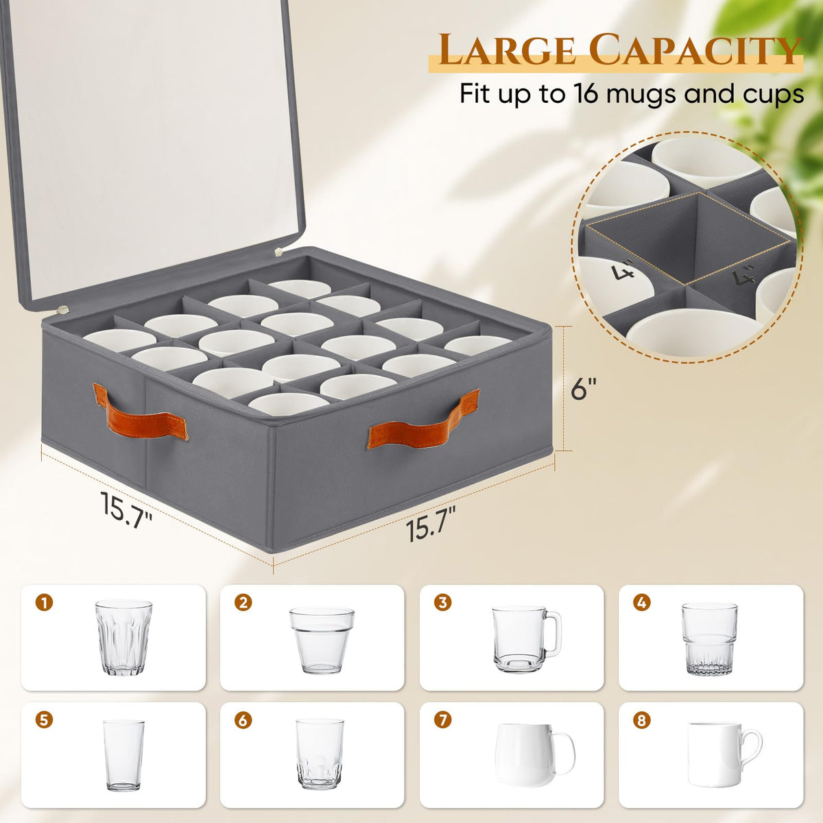 Cup and Mug Storage Box