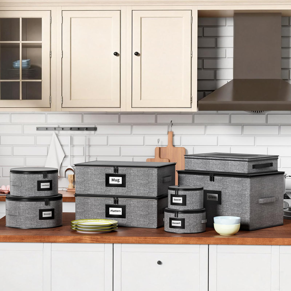 8 Piece China Storage Containers Set (8 Count)