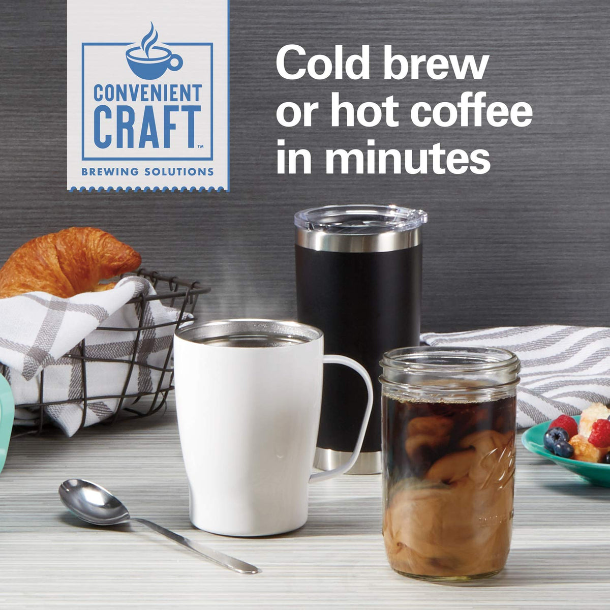 Convenient Craft Rapid Cold and Hot Brew Coffee Maker
