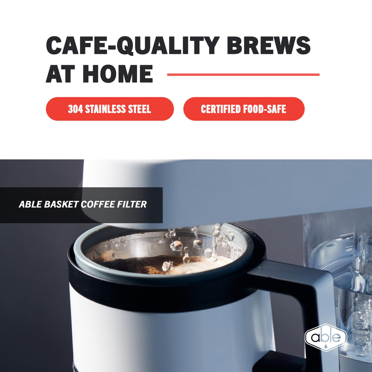 Able Brewing Able Basket Reusable Coffee Filters