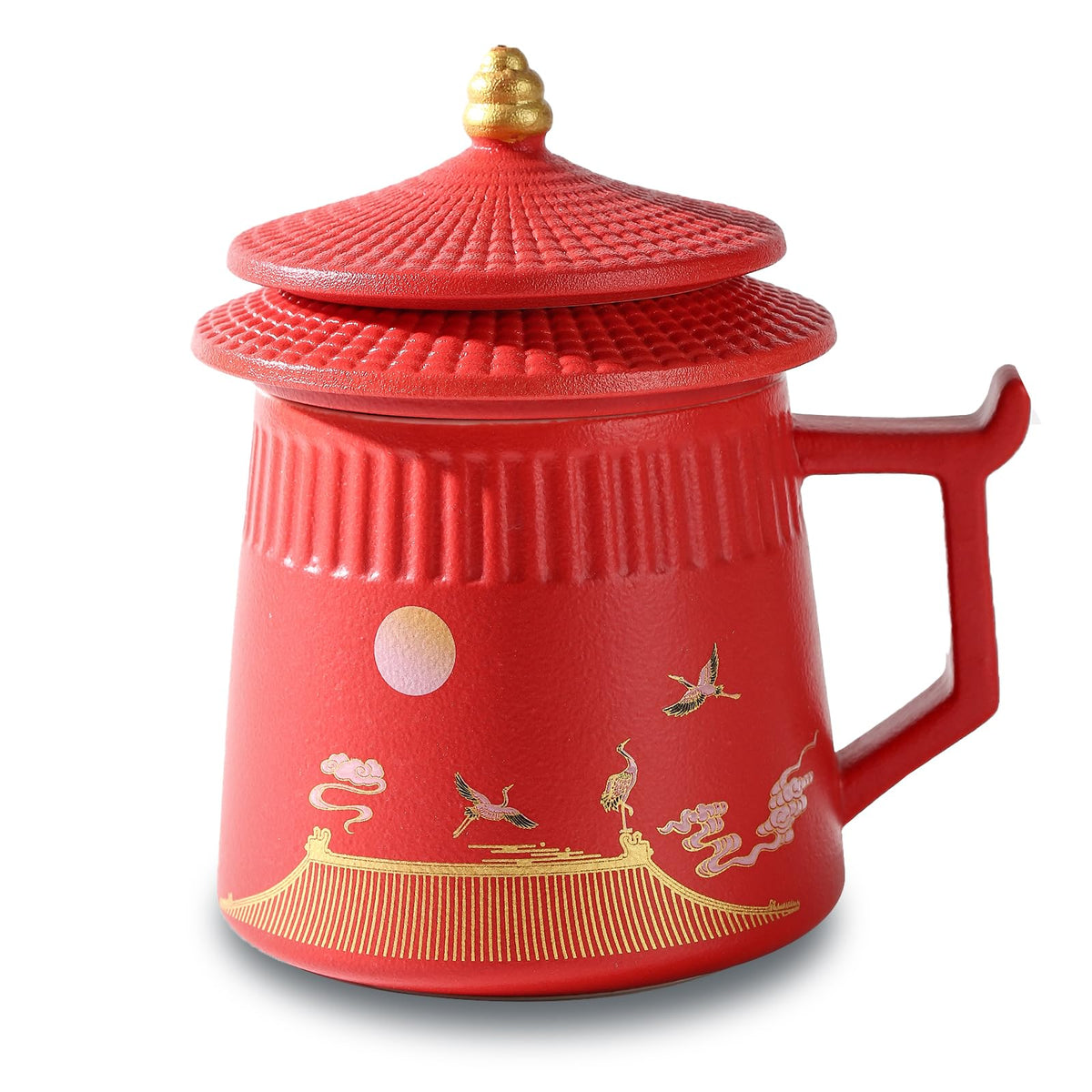 Loose Leaf Tea Cup with Infuser and Lid