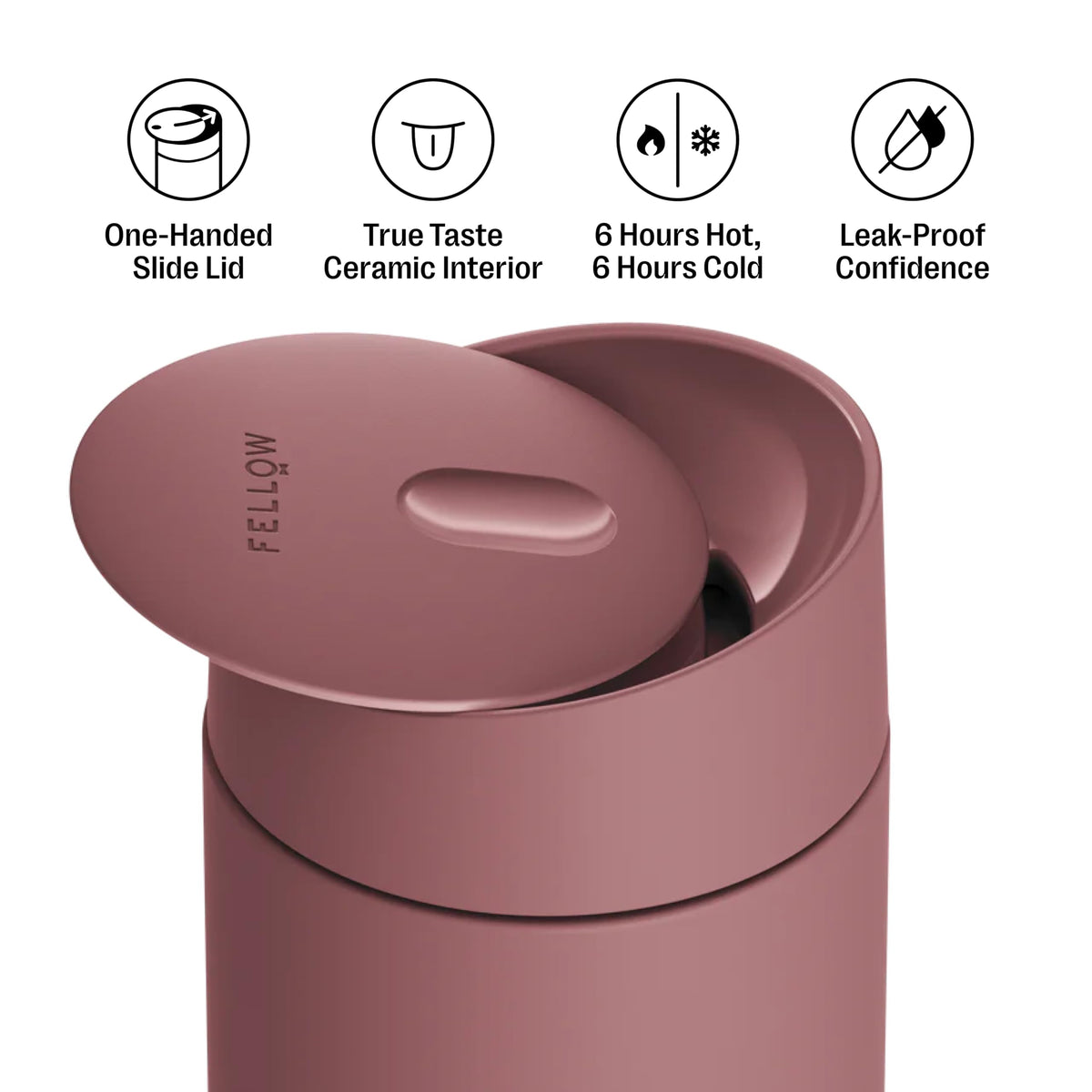 Carter Slide Ceramic Lined Travel Coffee Mug 12 oz