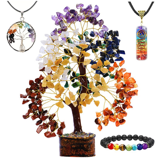 7 Chakra Healing Crystal Tree Kit