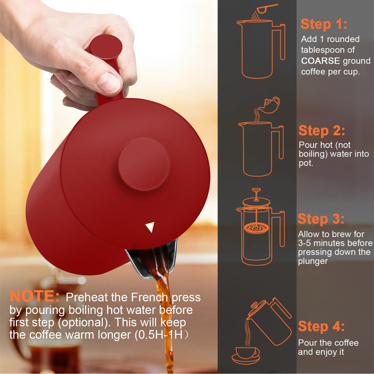 French Press Coffee Maker