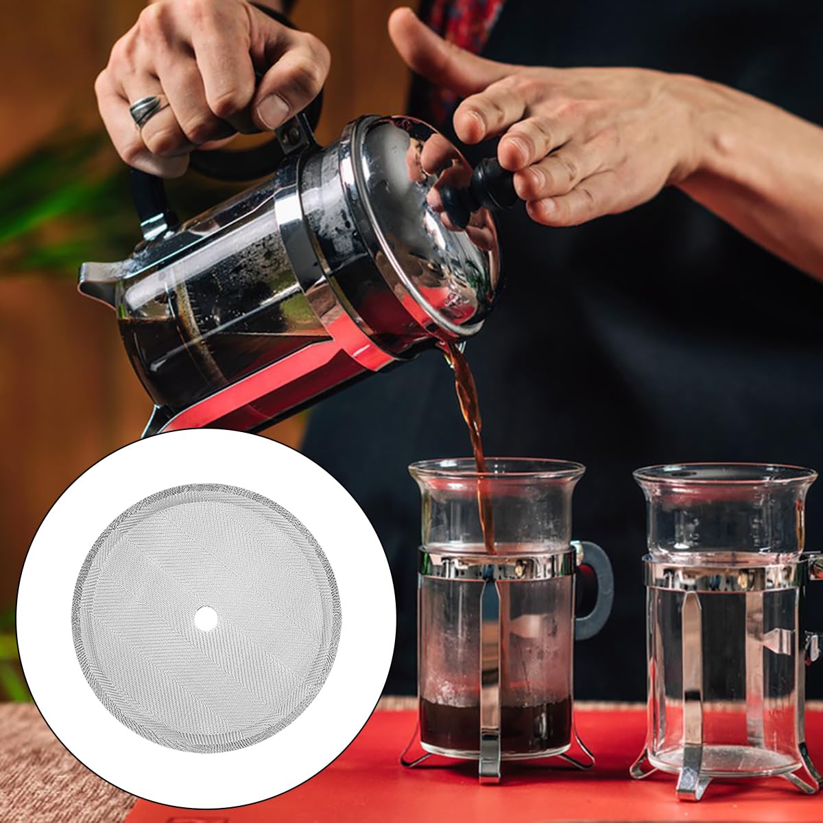 French Press Replacement Screens