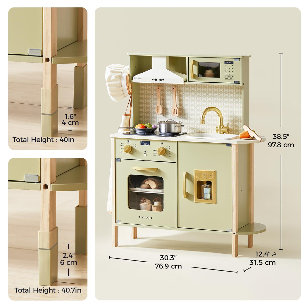 Play Kitchen for Kids (18 Count)