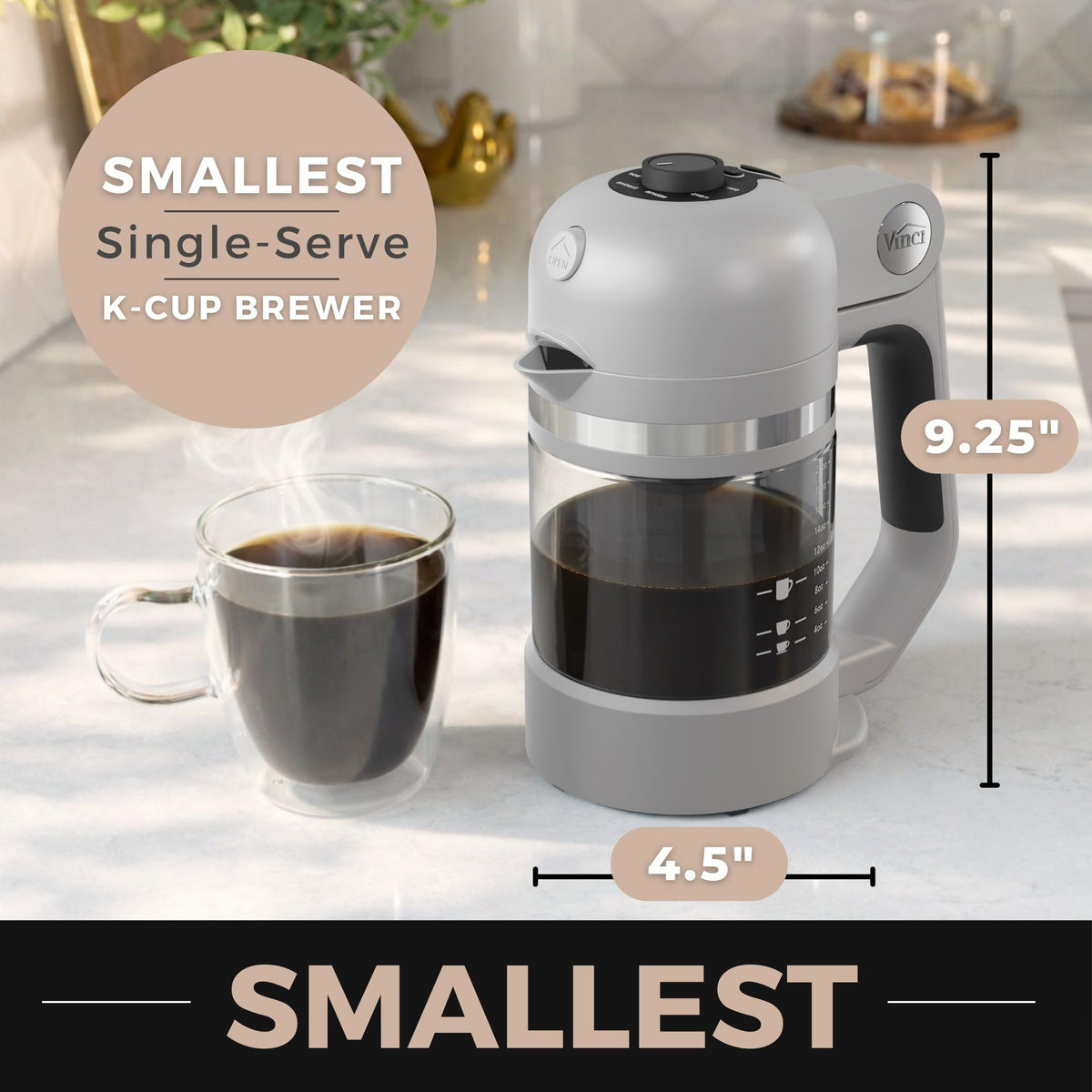 Micro Café Brewer Compact Coffee Maker for K