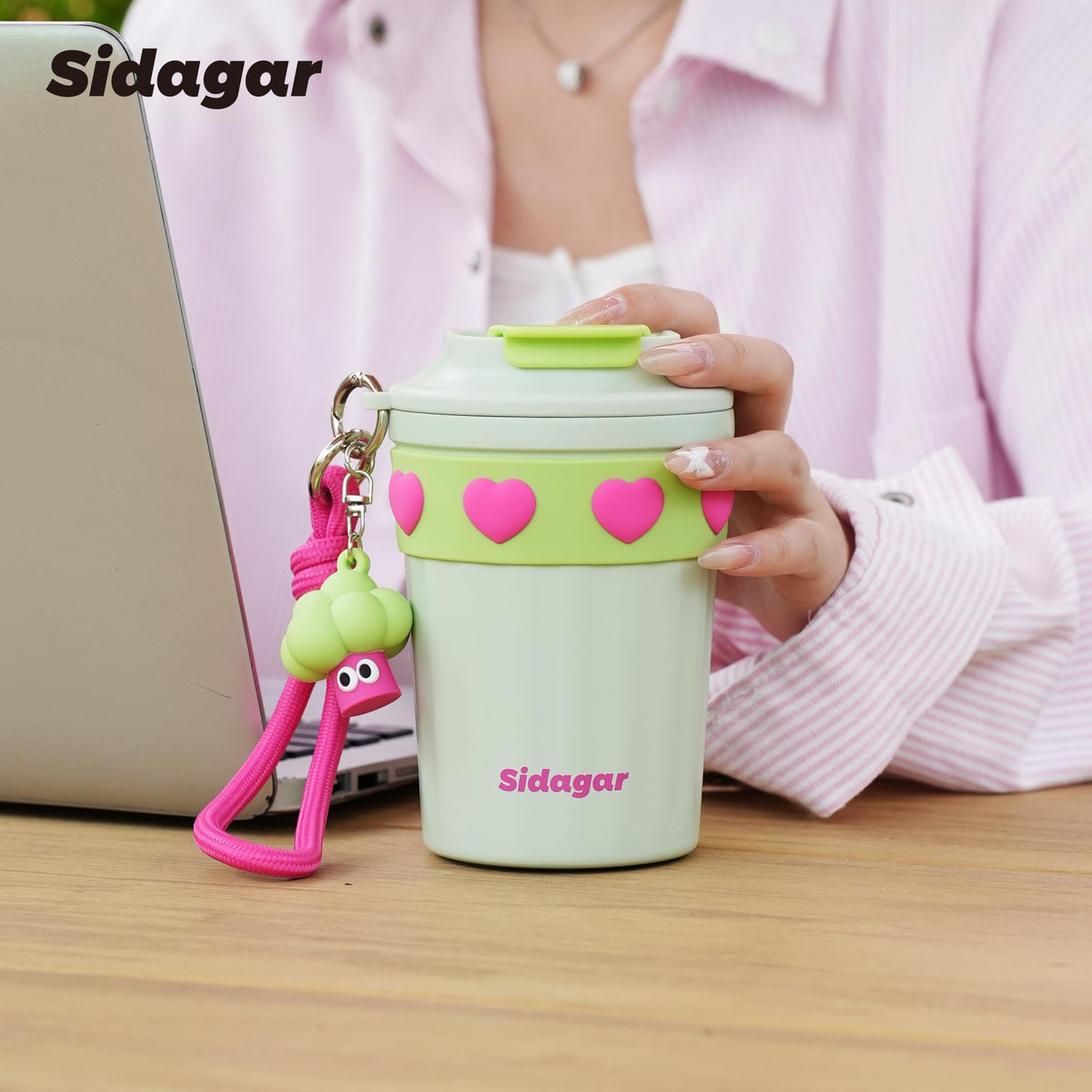 12 oz Travel Coffee Mug Spill Proof Leak Proof