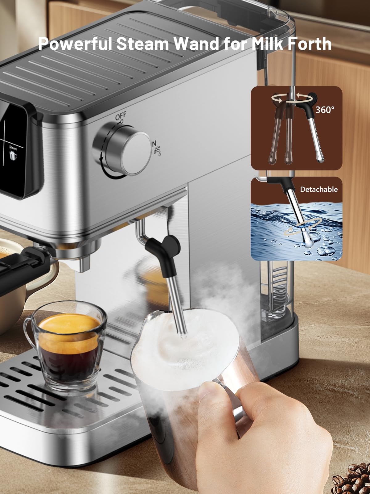 20 Bar Espresso Machine with Rapid Cold Brew