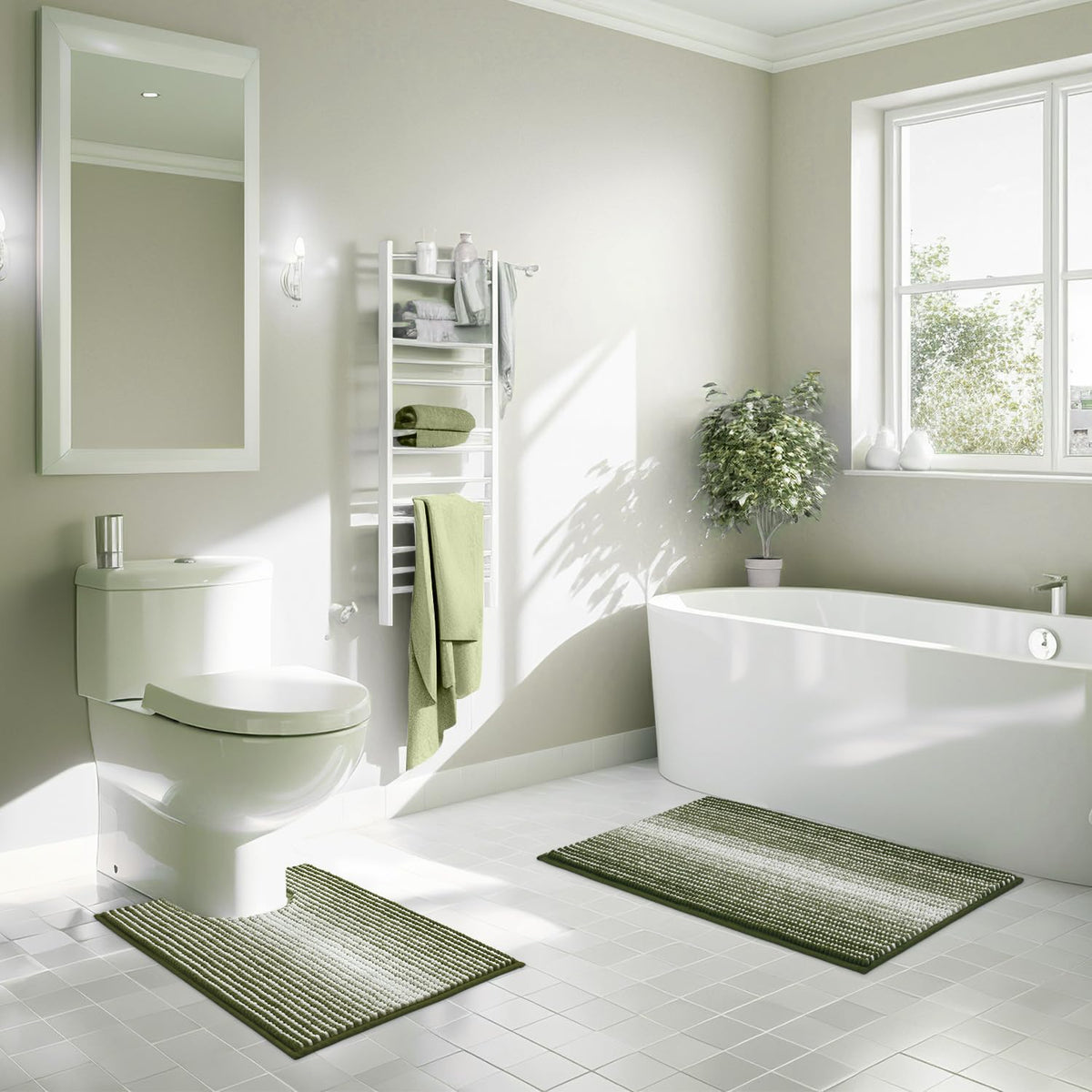Bathroom Rugs Sets 2 Piece