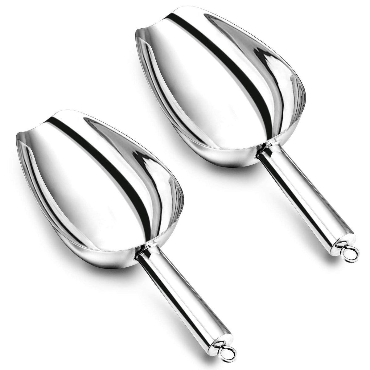 Metal Ice Scoop Set of 2 (2 Count)