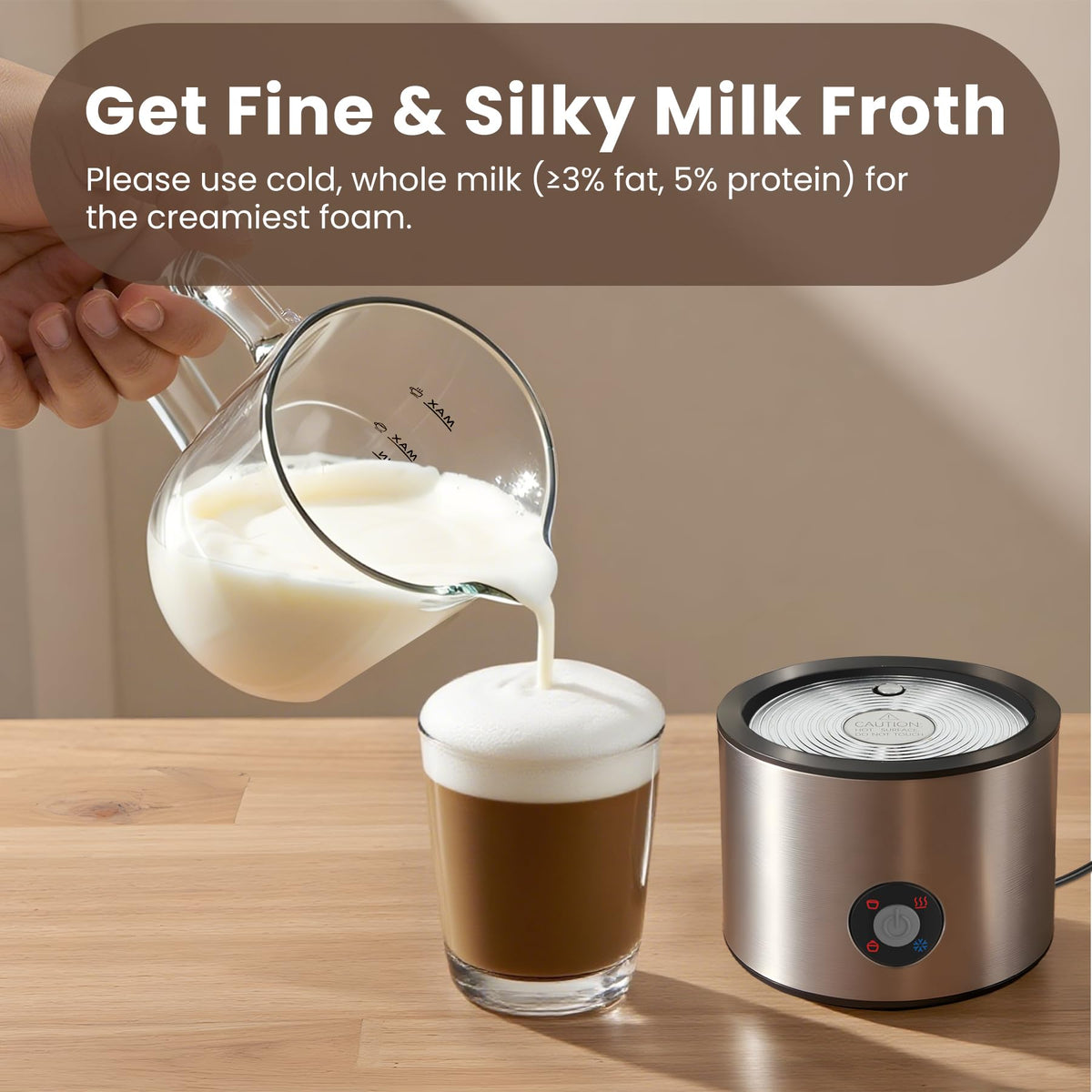 Detachable Milk Frother