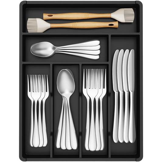 Silverware Drawer Organizer Tray
