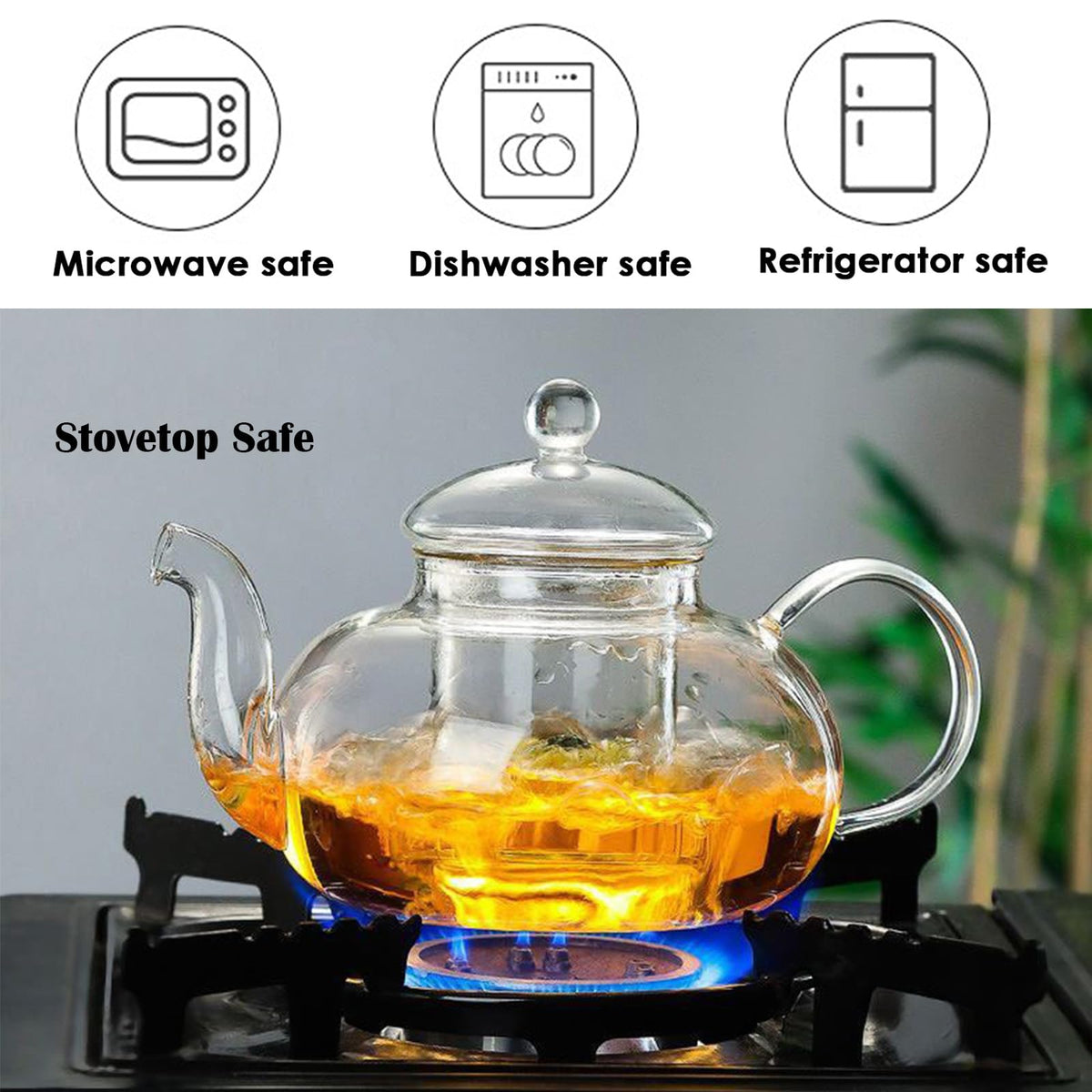 Glass Teapot 600ml