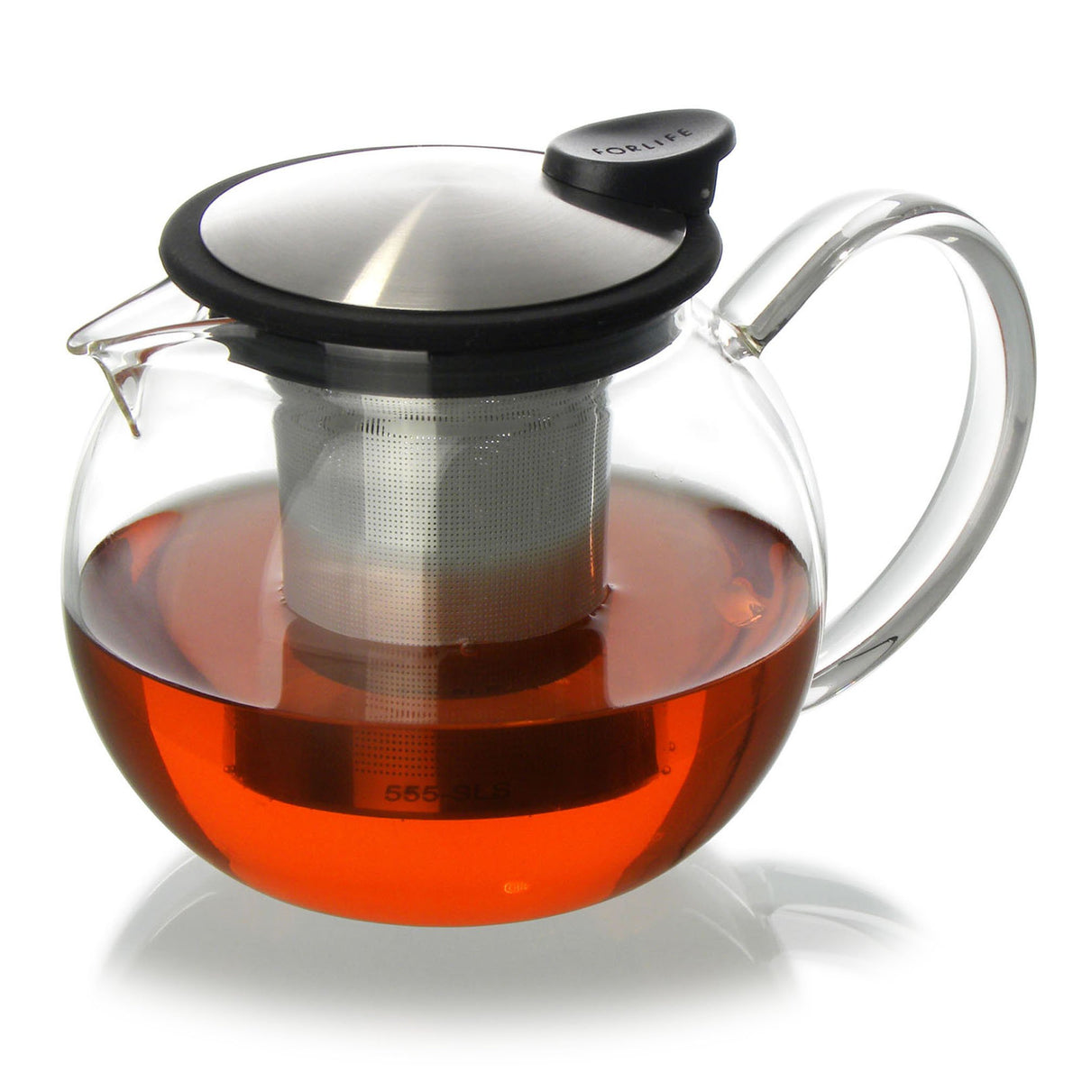 Bola Glass Teapot with Basket Infuser