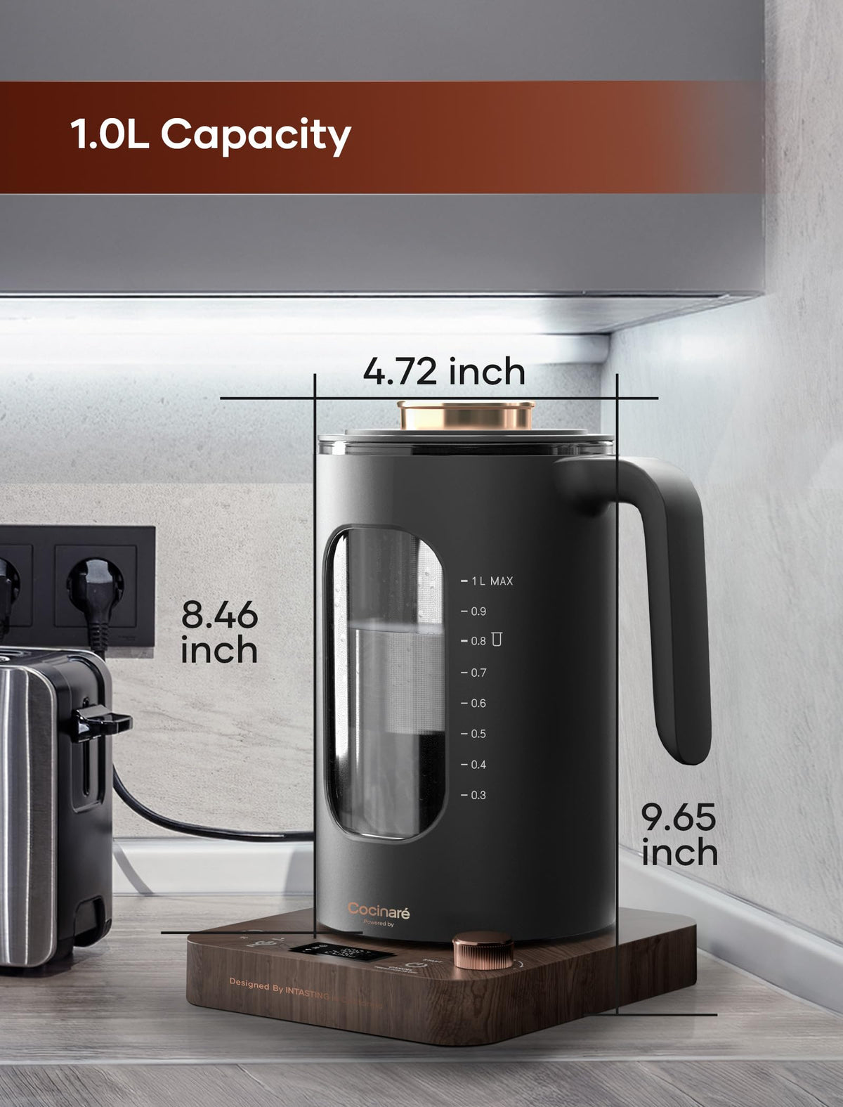 Electric Tea Kettle with Infuser