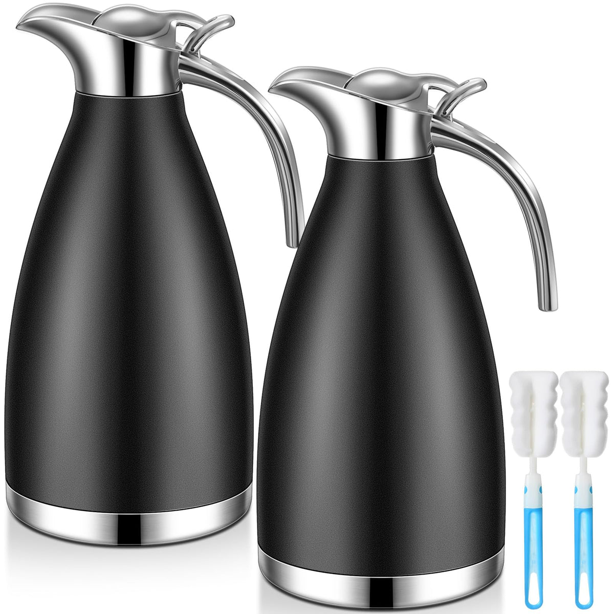 2 Pcs 68oz Thermal Coffee Carafe for Keeping Hot (2 Count)
