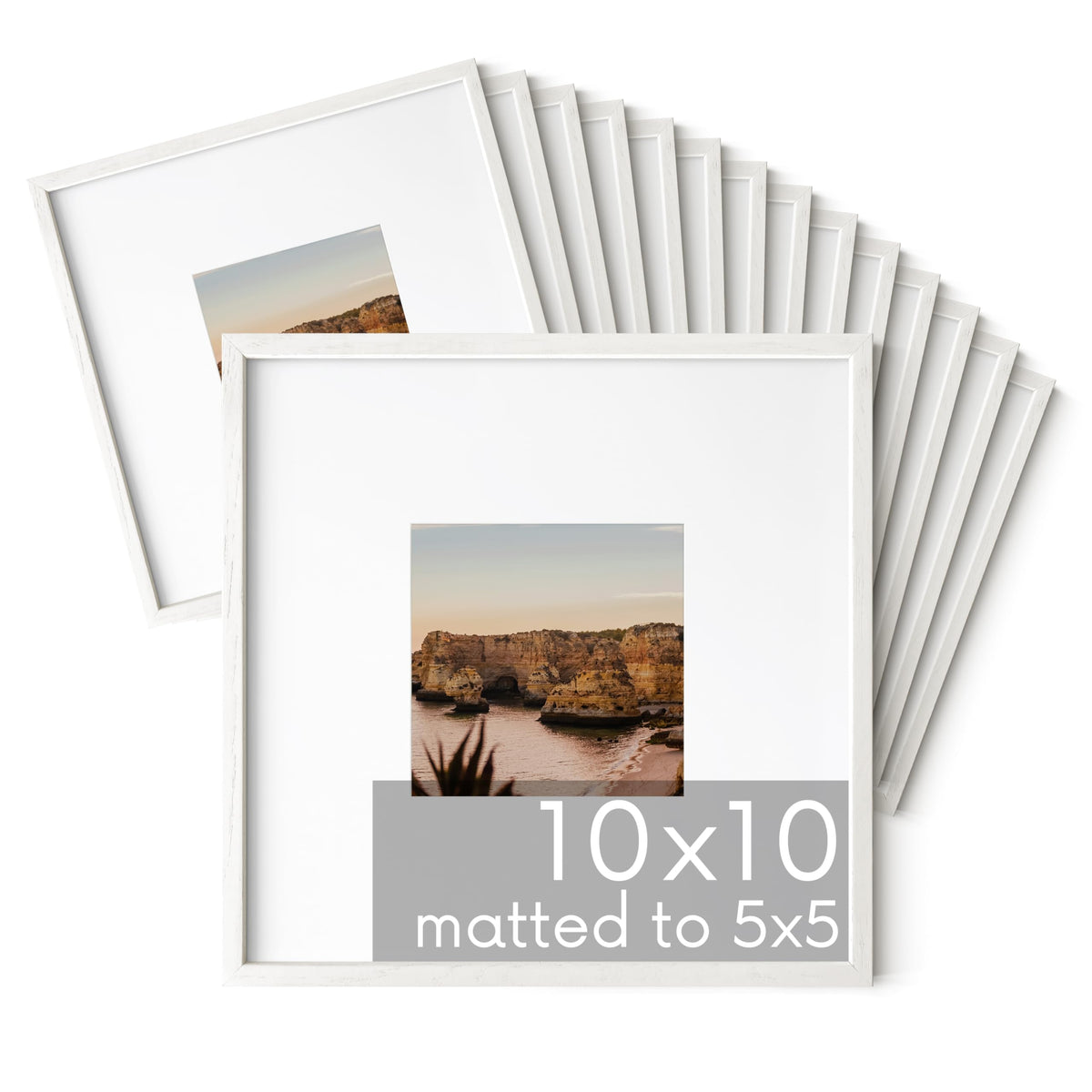 10x10 Square Picture Frames Set of 15