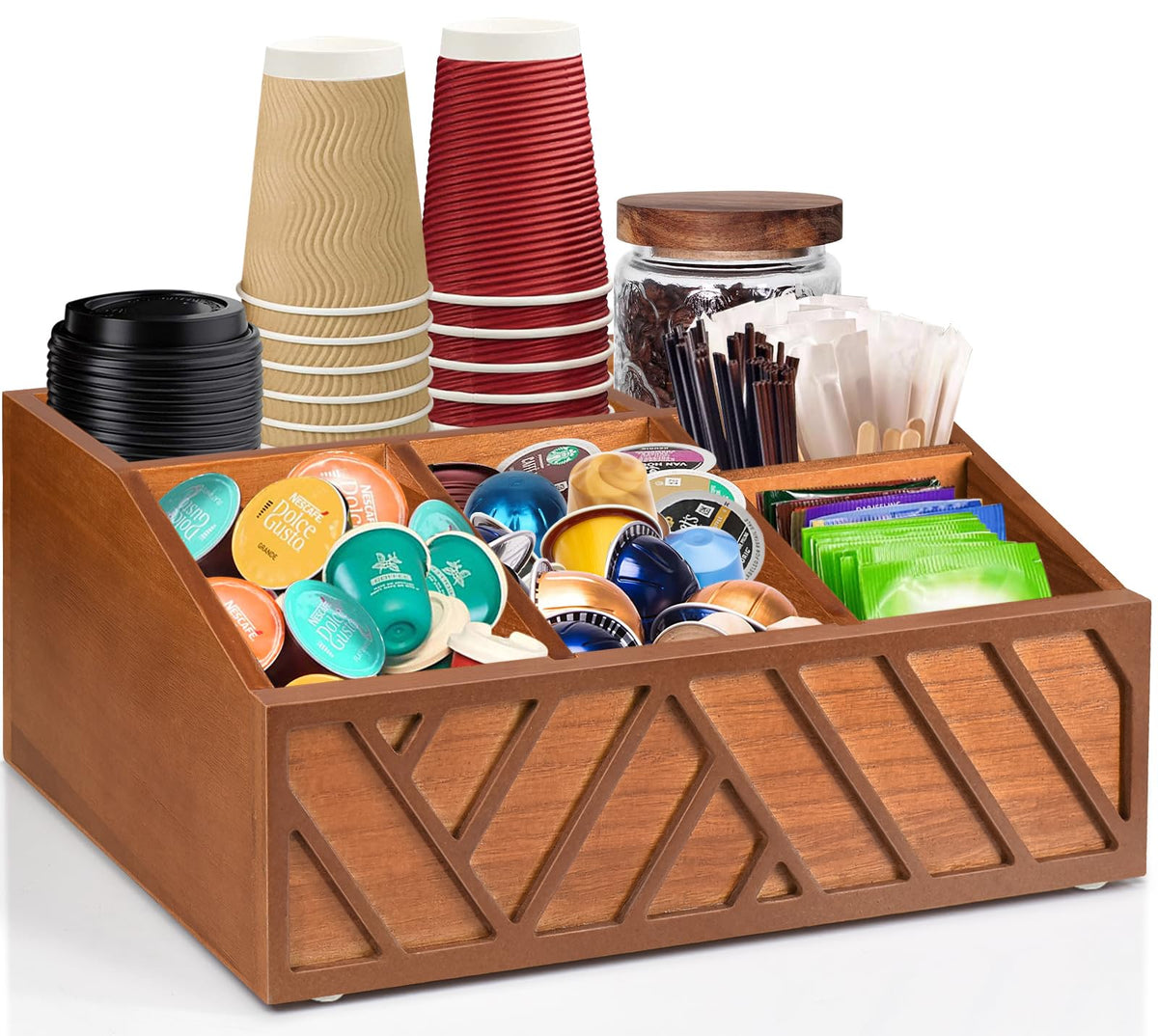 Coffee Station Organizer for Counter (23.52 Ounce)