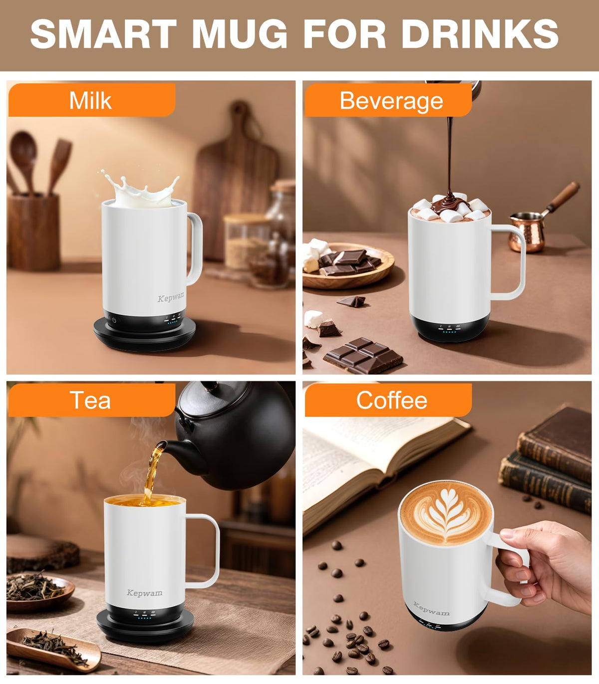 Self Heating Coffee Mug T1