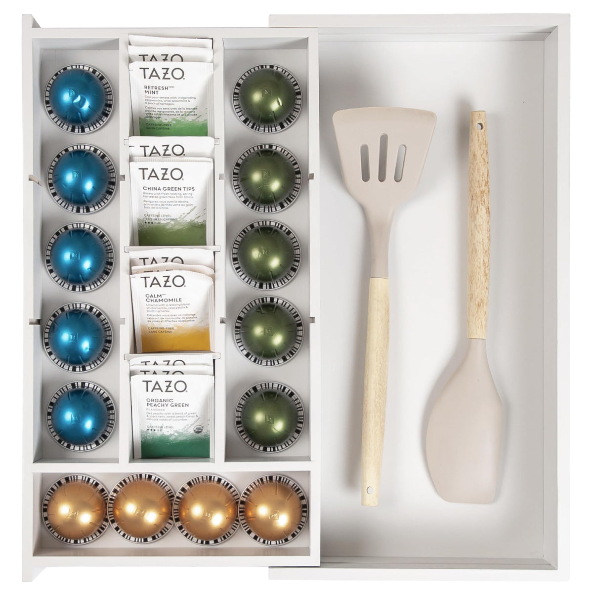 Tea Bag & Coffee Pod Organizer
