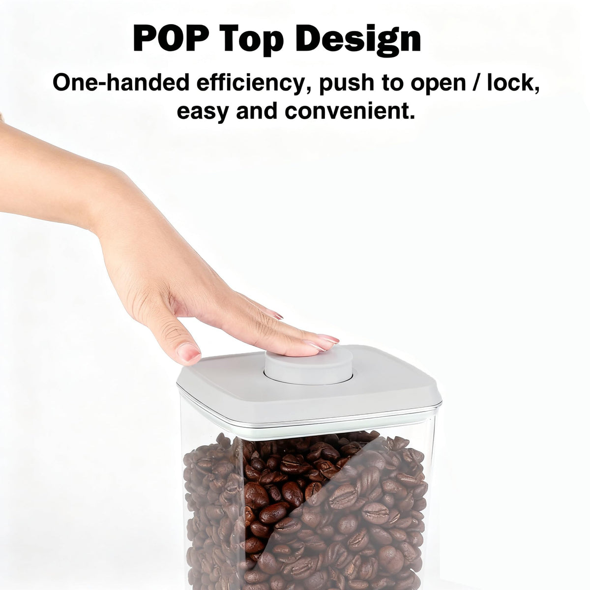 Pop Airtight Food Storage Container with Lid (3 Count)