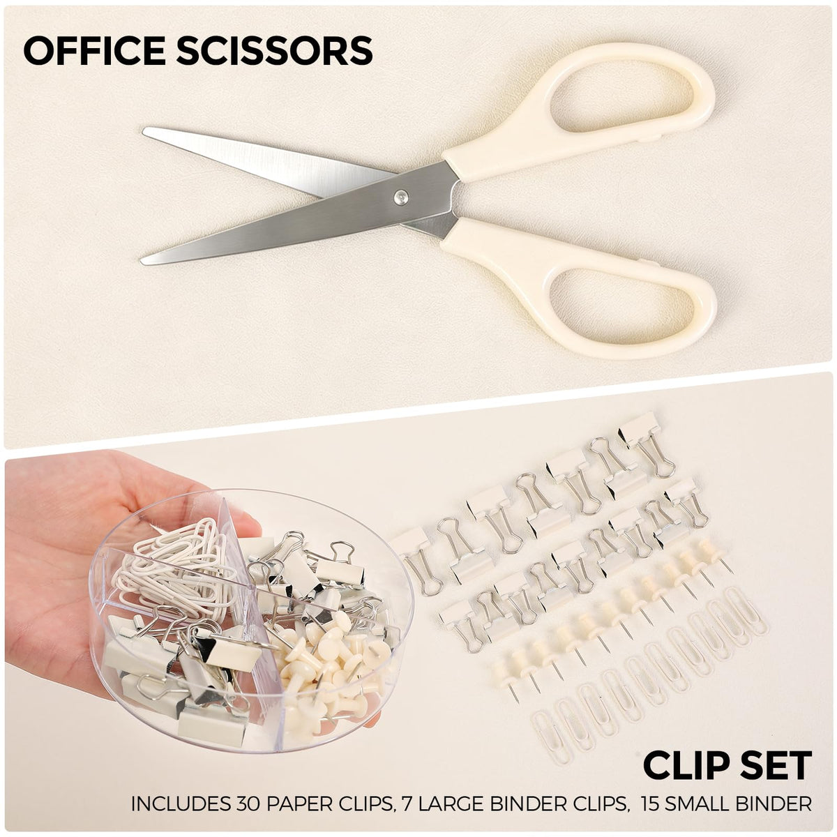 Desk Organizer Set with 360° Rotating Pen Holder