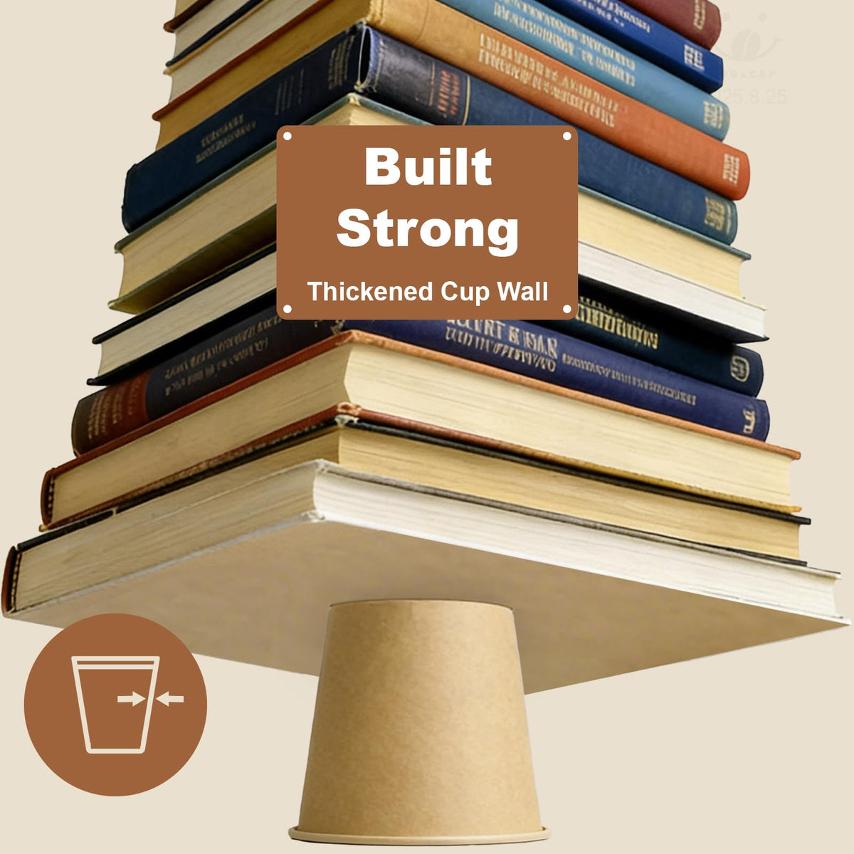 5 oz 600 Pack Disposable Coffee Cups (600 Count)