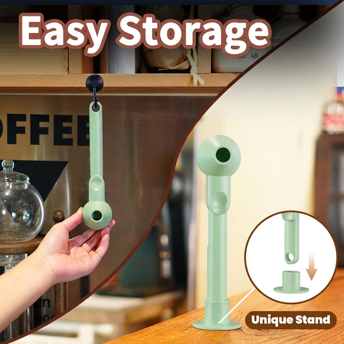 Coffee Scoop with Funnel for Ground Coffee