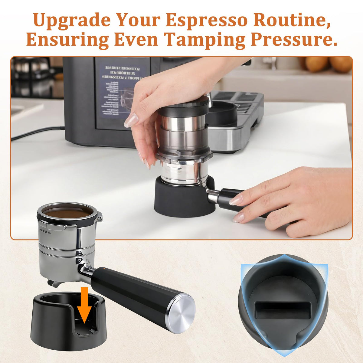 Silicone Top Mat Set & Tamper Base for Ninja ES601