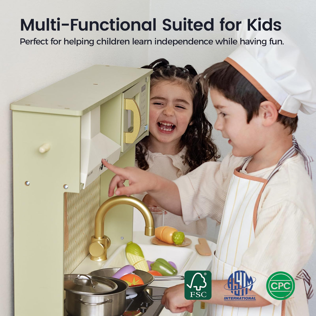 Play Kitchen for Kids (18 Count)