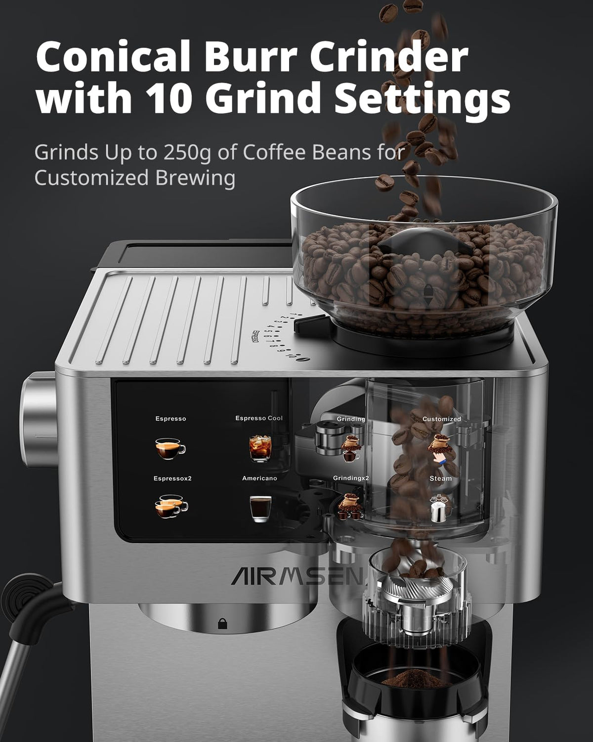 Espresso Machines with Burr Grinder