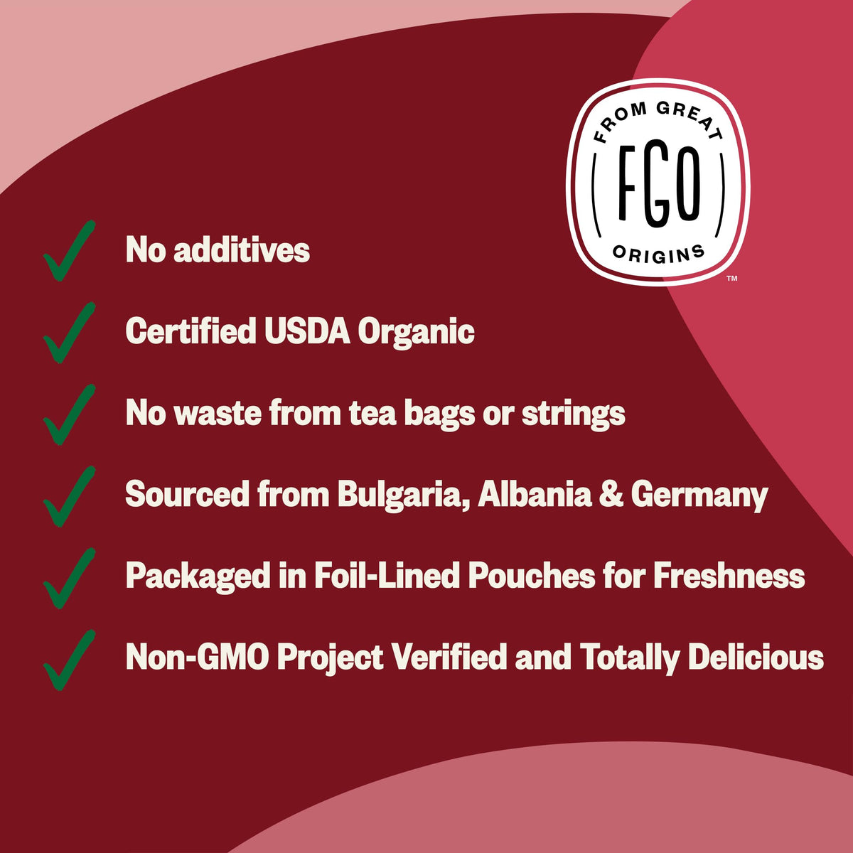 Organic Red Raspberry Loose Leaf Herbal Tea (16 Ounce)